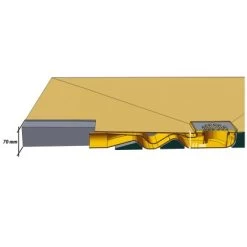 Bodenebenes Verfliesbares Duschelement 120 Cm X 120 Cm -Badezimmerbedarf Geschäft 674803 3209 4