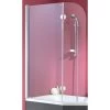 Echtglas Wannenaufsatz 2-teilig Mod. B 1.400 Mm X 800/340 Mm Glas 5 Mm -Badezimmerbedarf Geschäft 675328 3209