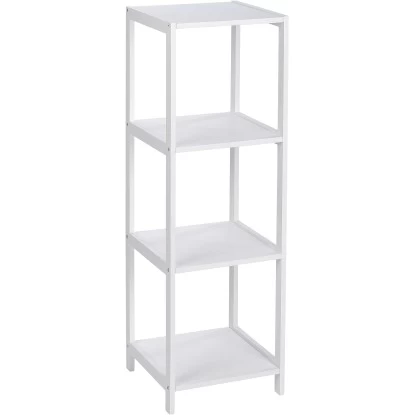 Wenko Regal Oslo Echtholz Weiß 4 Etagen 112 Cm X 36 Cm X 36 Cm 3 Wenko Regal Oslo Echtholz Weiß 4 Etagen 112 Cm X 36 Cm X 36 Cm