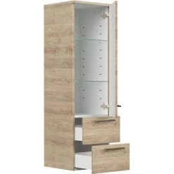 Posseik Badmöbel-Set Aurelion XL Eiche Hell Seidenglanz 4-teilig -Badezimmerbedarf Geschäft 73 AURELIONXLSET000214DE 7