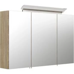 Posseik Badmöbel-Set Teramo 100 Cm Eiche Hell Seidenglanz5-teilig 18 Posseik Badmöbel-Set Teramo 100 Cm Eiche Hell Seidenglanz5-teilig -Badezimmerbedarf Geschäft 73 TERAMOSET1005000214DE 5