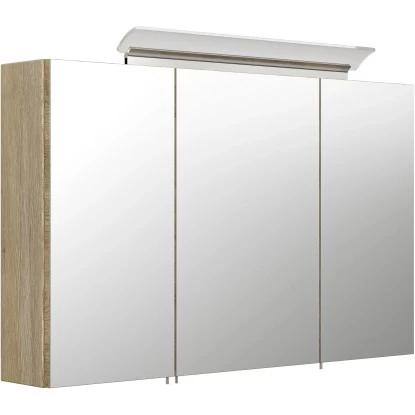 Posseik Badmöbel-Set Teramo 100 Cm Eiche Hell Seidenglanz5-teilig 8 Posseik Badmöbel-Set Teramo 100 Cm Eiche Hell Seidenglanz5-teilig – Bild 6