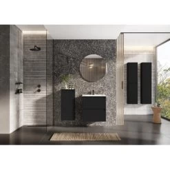 Maximus Waschbeckenunterschrank Sisi Schwarz Matt 60 Cm 12 Maximus Waschbeckenunterschrank Sisi Schwarz Matt 60 Cm -Badezimmerbedarf Geschäft 758080 4807 4