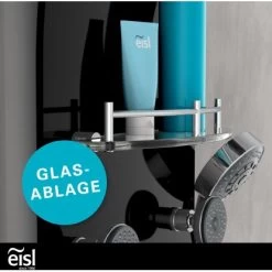 Eisl Duschpaneel Karibik 3 In 1 Mit Regendusche Sechs Massagedüsen Schwarz 21 Eisl Duschpaneel Karibik 3 In 1 Mit Regendusche Sechs Massagedüsen Schwarz -Badezimmerbedarf Geschäft 7663602 2759 10