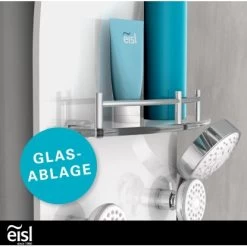 Eisl Duschpaneel Karibik 3 In 1 Mit Regendusche Sechs Massagedüsen Weiß -Badezimmerbedarf Geschäft 7663628 2759 10