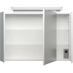 Posseik Spiegelschrank 90 Cm Weiß Hochglanz 10 Posseik Spiegelschrank 90 Cm Weiß Hochglanz -Badezimmerbedarf Geschäft 7 4873 PSPS90CM1000101DE 3