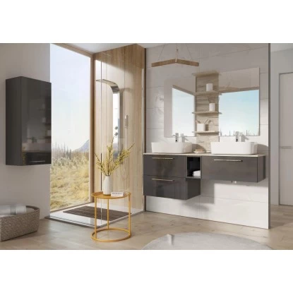 Maximus Waschbeckenplatte 60 Cm Stylo Anthrazit 4 Maximus Waschbeckenplatte 60 Cm Stylo Anthrazit – Bild 2