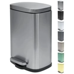 Spirella Treteimer Akira Gebürstet 5 L -Badezimmerbedarf Geschäft 821076 3000 04