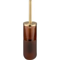 Baliv Seifenschale Retro Futures Glas Bernstein-Goldfarben