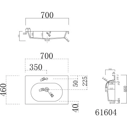 Posseik Stand-Waschplatz 70 Cm Metis Weiß Hochglanz Mit Grifflosen Schubladen 8 Posseik Stand-Waschplatz 70 Cm Metis Weiß Hochglanz Mit Grifflosen Schubladen – Bild 6