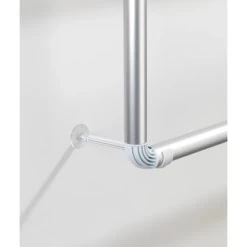 Wenko Handtuchhalter Compact Aluminium -Badezimmerbedarf Geschäft 8806416 1068 3303100 6