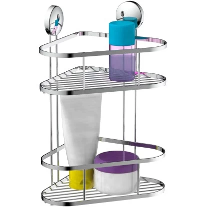 Eisl Duschregal Eckregal Ohne Bohren 2 Etagen 5 Eisl Duschregal Eckregal Ohne Bohren 2 Etagen – Bild 3