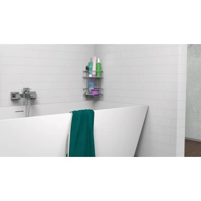 Eisl Duschregal Eckregal Ohne Bohren 2 Etagen 8 Eisl Duschregal Eckregal Ohne Bohren 2 Etagen – Bild 6