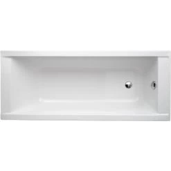 Ceravid MarkenSet Badewanne Bathline Design 170 Cm Weiß