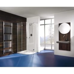 Breuer Runddusche Drehtür Espira Radius 55 Cm Chrom Klarglas 90 X 90 Cm -Badezimmerbedarf Geschäft 933036 2570 2