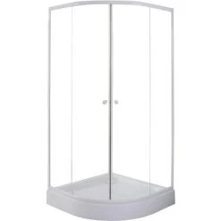 Sanotechnik Rundduschen-Set 195 Cm X 90 Cm X 90 Cm Weiß