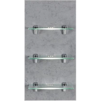 LED-Panel Viva Beton Mit 3 Glasablagen 4 LED-Panel Viva Beton Mit 3 Glasablagen – Bild 2