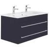 Villeroy & Boch Doppel-Waschplatz 100 Cm Venticello Anthrazit Seidenglanz 2 Villeroy & Boch Doppel-Waschplatz 100 Cm Venticello Anthrazit Seidenglanz -Badezimmerbedarf Geschäft el anthrazit seidenglanz 1 1