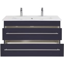 Villeroy & Boch Doppel-Waschplatz 100 Cm Venticello Anthrazit Seidenglanz -Badezimmerbedarf Geschäft el anthrazit seidenglanz 4 1