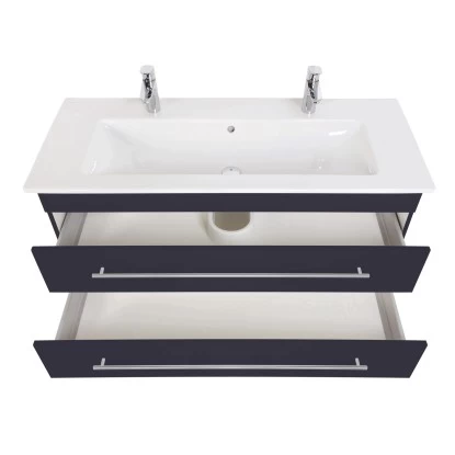 Villeroy & Boch Doppel-Waschplatz 120 Cm Venticello Anthrazit Seidenglanz 7 Villeroy & Boch Doppel-Waschplatz 120 Cm Venticello Anthrazit Seidenglanz – Bild 5