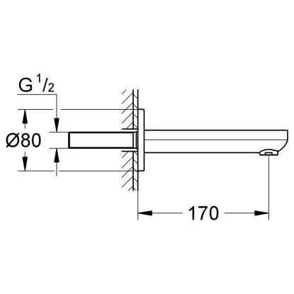 Grohe Wanneneinlauf Eurosmart C 4 Grohe Wanneneinlauf Eurosmart C – Bild 2