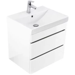 Posseik Waschplatz Amilia 60 Cm Weiß Hochglanz