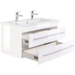 Villeroy & Boch Doppel-Waschplatz 100 Cm Venticello Weiß Hochglanz 9 Villeroy & Boch Doppel-Waschplatz 100 Cm Venticello Weiß Hochglanz -Badezimmerbedarf Geschäft m doppel weiss hochglanz 3