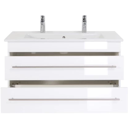 Villeroy & Boch Doppel-Waschplatz 100 Cm Venticello Weiß Hochglanz 7 Villeroy & Boch Doppel-Waschplatz 100 Cm Venticello Weiß Hochglanz – Bild 5