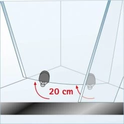 Schulte ExpressPlus Runddusche Kristall/Trend Inkl. Duschwanne 80x80cm 16 Schulte ExpressPlus Runddusche Kristall/Trend Inkl. Duschwanne 80x80cm -Badezimmerbedarf Geschäft tail abklappmechanismaus a