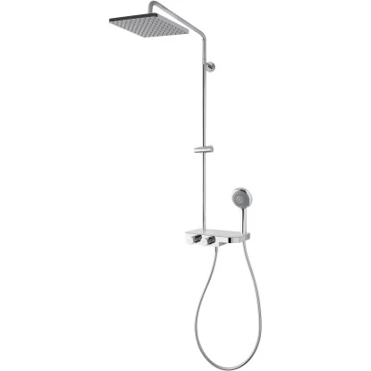 Breuer Duscharmatur Aquamaxx 340 Mit Thermostat Eckige Kopfbrause 3 Breuer Duscharmatur Aquamaxx 340 Mit Thermostat Eckige Kopfbrause